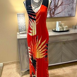 Rachel Roy SZ MED Cross-Strap Maxi Dress
